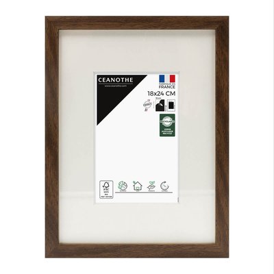 Cadre Photo Avec Passe-partout 18x24 Cm Résine Recyclée WILD CEANOTHE
