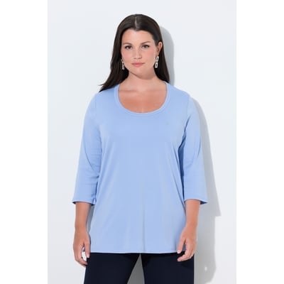 T-shirt en coton Pima, petit cœur pailleté ULLA POPKEN