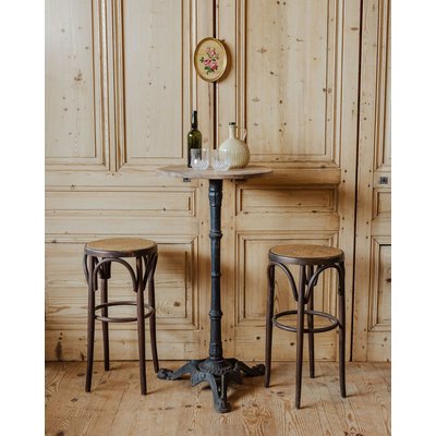 Table à manger bistro en bois Denise N°1172 - Bon état DEBONGOUT