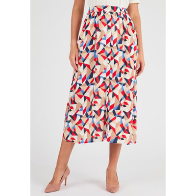 Jupe boutonnée pure viscose DAMART