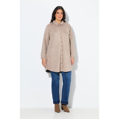 Veste longue aspect cuir suédé ULLA POPKEN