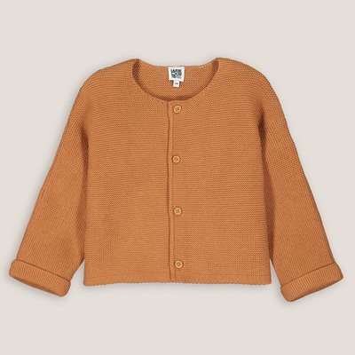 Buttoned Garter Stitch Cardigan LA REDOUTE COLLECTIONS