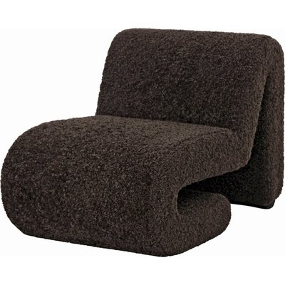 Fauteuil lounge  effet bouclette confort élégant RECOLLECTION