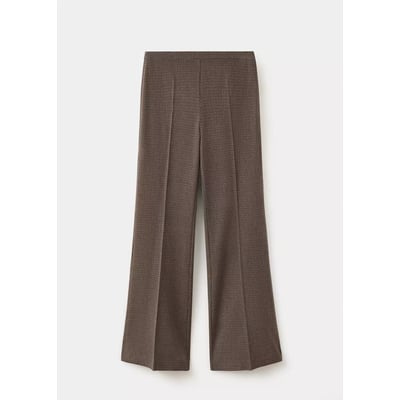 Pantalon de costume en pied-de-poule MANGO
