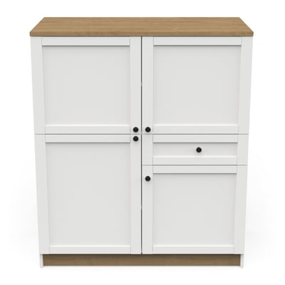 Colonne 4 portes et 1 tiroir L120,2 cm - COTTAGE CALICOSY
