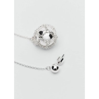 Boucles d'oreille chaîne pendentif sphère MANGO