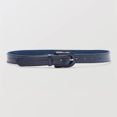 Ceinture 2,5cm en cuir avec boucle recouverte MONOPRIX