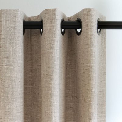 Rideau Phonique Oeillet Beige MC636 130 x 250 (LxH) MOONDREAM