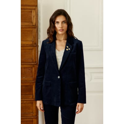 Veste col tailleur uni VIANO LA PETITE ETOILE