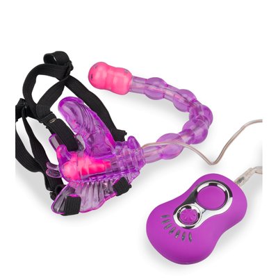 Culotte vibrante papillon triple stimulation Vibromasseur femme et couple - LOVE AND VIBES