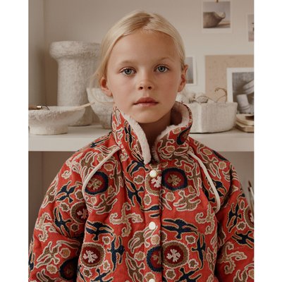 Casaco bordado, em bombazina LOUISE MISHA X LA REDOUTE