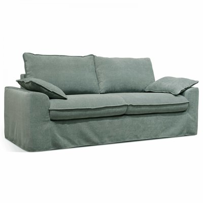 Canapé convertible en tissu texturé 3 places, JAROD OVIALA