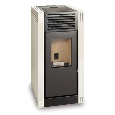 ESCALOR Poêle à granulés NAREL 8kW blanc crème FERLUX