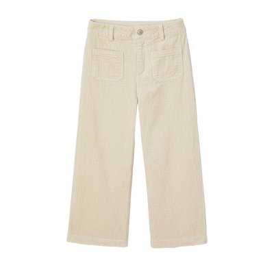 Pantalon Large Velours Fille VOYAGE VERTBAUDET