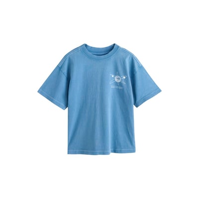 T-shirt délavé à motif graphique NEXT