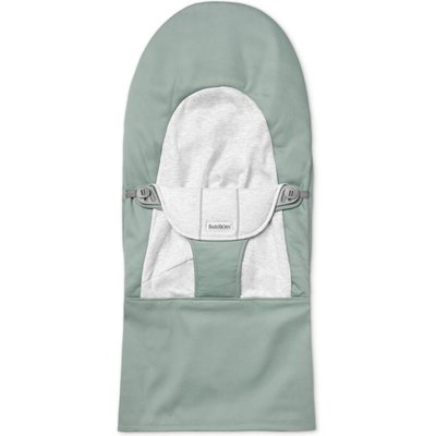 Housse pour transat Balance Soft tissé/Jersey vert sauge/gris BABYBJORN
