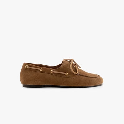Mocassin cuir velours CHLOÉ MAISON TOUFET