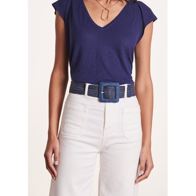 Ceinture élastiquée boucle carrée LA FEE MARABOUTEE