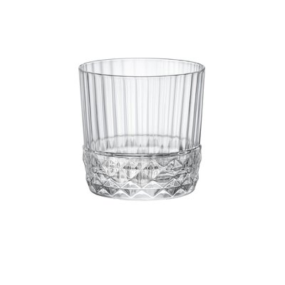 Boîte de 4 gobelets America forme basse 30 cl BORMIOLI