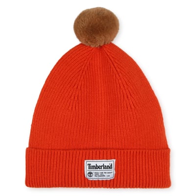 Bonnet à pompon en tricot TIMBERLAND