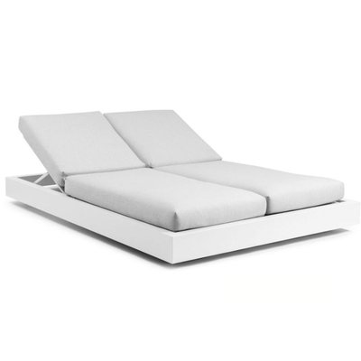 Bain de soleil double en aluminium, COMO AU JARDIN DE CHLOÉ