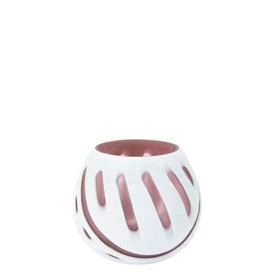 Porte-bougie décoratif en verre soufflé H9 JELLY SIA