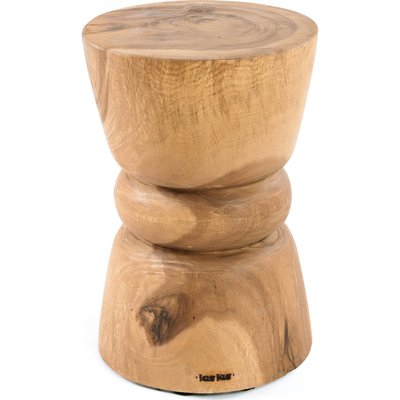 Tabouret Aukai en bois naturel de suar RECOLLECTION