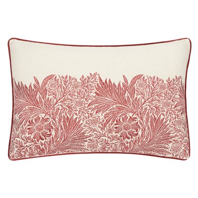 Marigold Embroidered Piped Feather Filled Cushion MORRIS & CO.