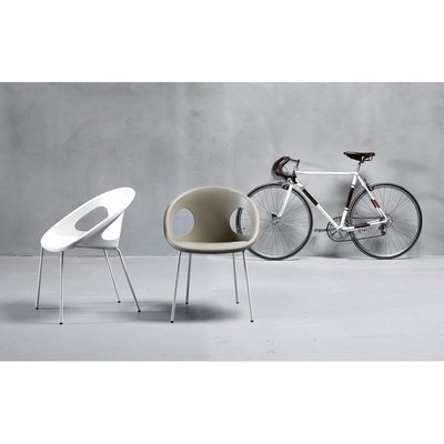 Chaise design DROP pieds chromés SCAB DESIGN