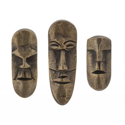 Patères murales masques  Jespar set de 3 BLOOMINGVILLE
