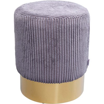 Tabouret Cherry Cord crème et laiton KARE DESIGN