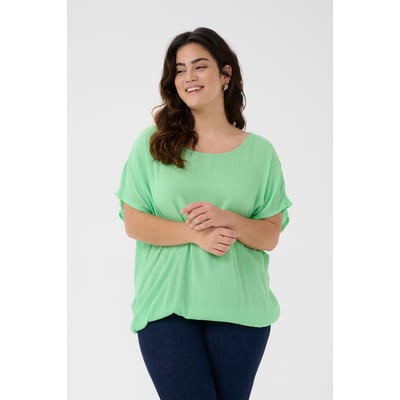 Blouse à manches courtes coupe ample KAFFE CURVE