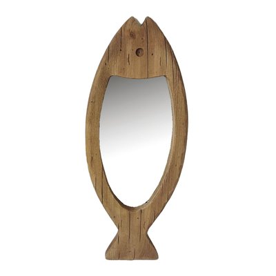 Miroir poisson en bois recyclé Petit modèle AUBRY GASPARD