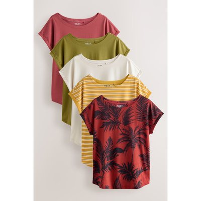 T-shirt à mancherons, lot de 5 NEXT
