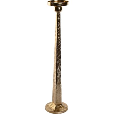 Chic support à bougie doré en aluminium RECOLLECTION
