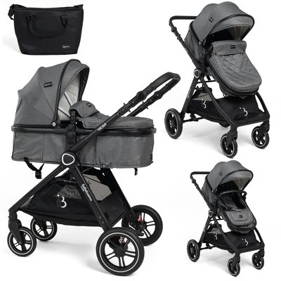 Poussette transformable - combinée - convertible - 2 en 1 - poids 0-22kg - Nicea BEBELISSIMO J'AIME