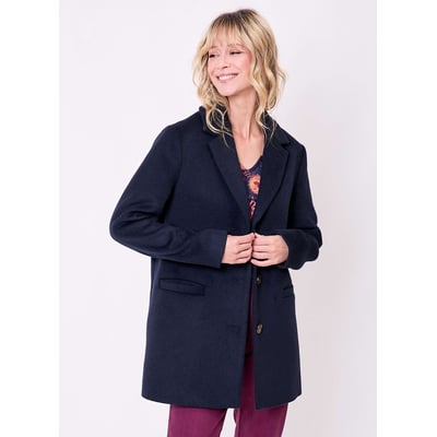 Manteau droit lainage AUDREY LA FIANCÉE