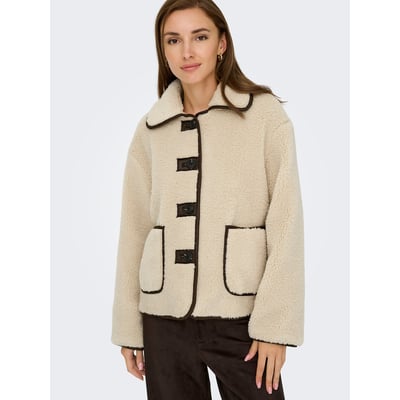 Sherpa Button-Up Coat JDY