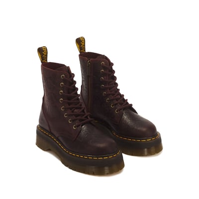 Boots plateformes Jadon Emboos Floral en cuir Crazy Horse DR. MARTENS