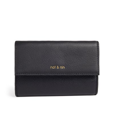Portefeuille en cuir grainé LOTTI NAT & NIN