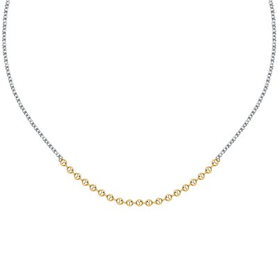 Collier en acier, cristaux, TALISMANI MORELLATO