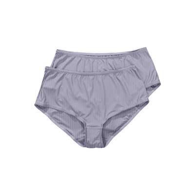 Lot de 2 culottes midi. Fines rayures ULLA POPKEN