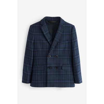 Veste croisée à carreaux coupe classique NEXT