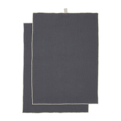 2 Torchons Raja Coton 50 X 70 Cm ABSOLUMENT MAISON