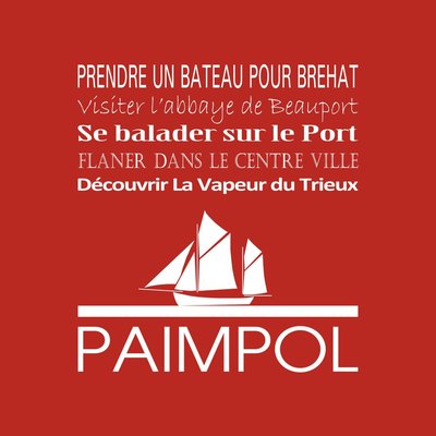 Tableau Sur Toile Paimpol ILLUSTRATION CEANOTHE