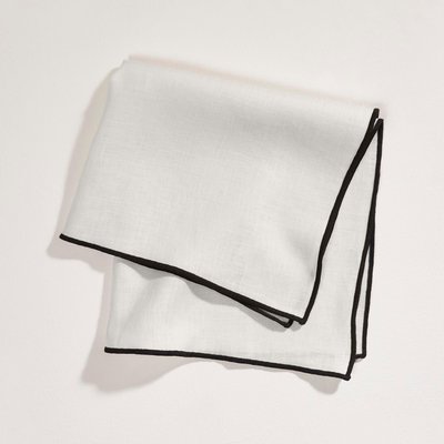 Serviette de table en 100% lin lavé légèrement froissé  CARLINA MADURA