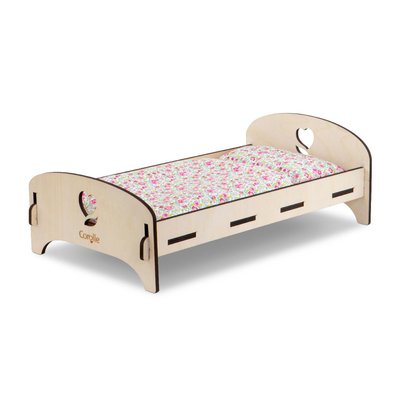 Lit en Bois pour poupon 30 et 36 cm COROLLE