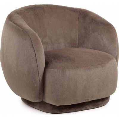 Fauteuil lounge enveloppant effet peluche RECOLLECTION