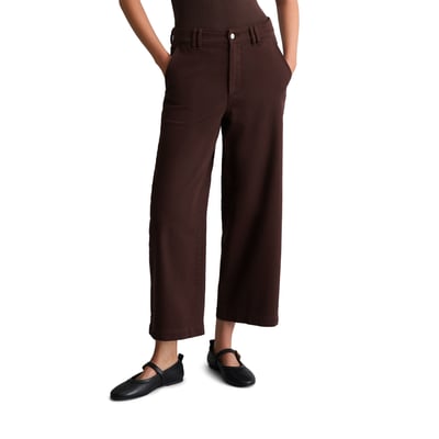 Barrel Pants cropped en coton organique-lyocell stretch MARC O’POLO DENIM