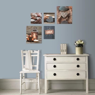 Set de 5 toiles Imprimées Maison ART FOR THE HOME